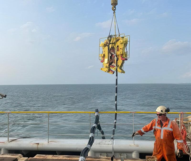 C1 Chop Saw – Asia – Windfarm Cables Cutting