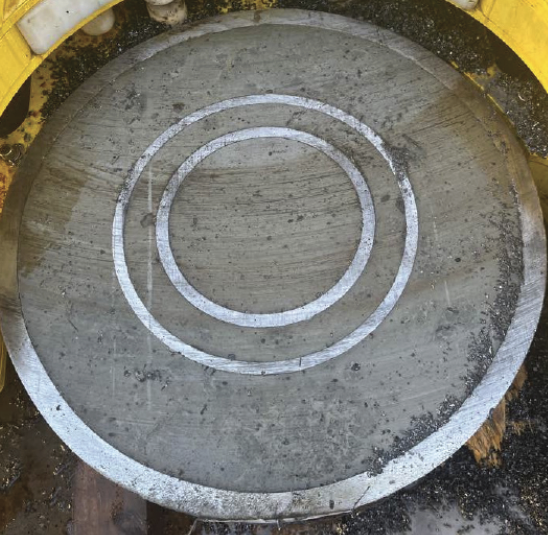 Concrete and steel pipe